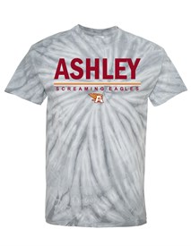 Ashley High School Silver Tie Dye T-Shirt - Orders due Friday, September 15, 2023